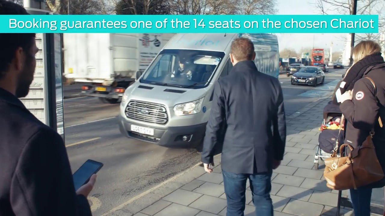 Londres recebe o serviço de vans sob demanda Chariot