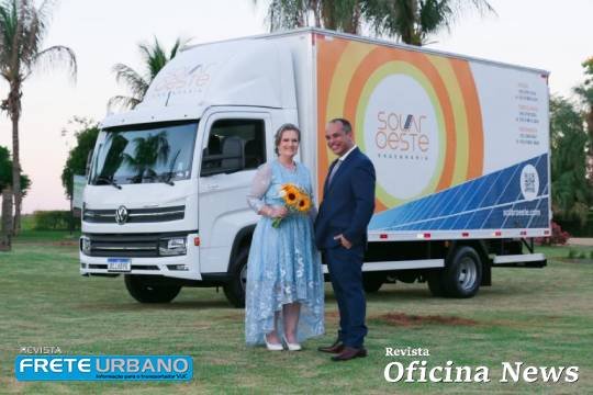 Caminhão VW Delivery é dirigido por noiva no dia do casamento